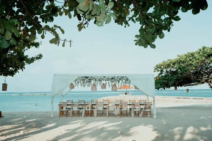 Bali beach celebration venue