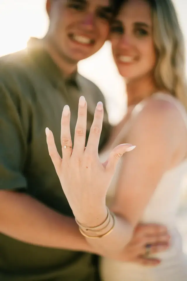 Engagement ring Bali proposal